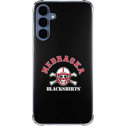 University of Nebraska Blackshirts Galaxy A35 5G Clear Case